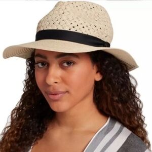 Calia by Carrie Underwood Straw Beach Fedora Hat
